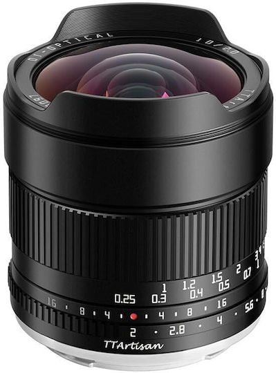 TTArtisan Crop Camera Lens 10mm f/2.0 Fixed for Sony E Mount Black