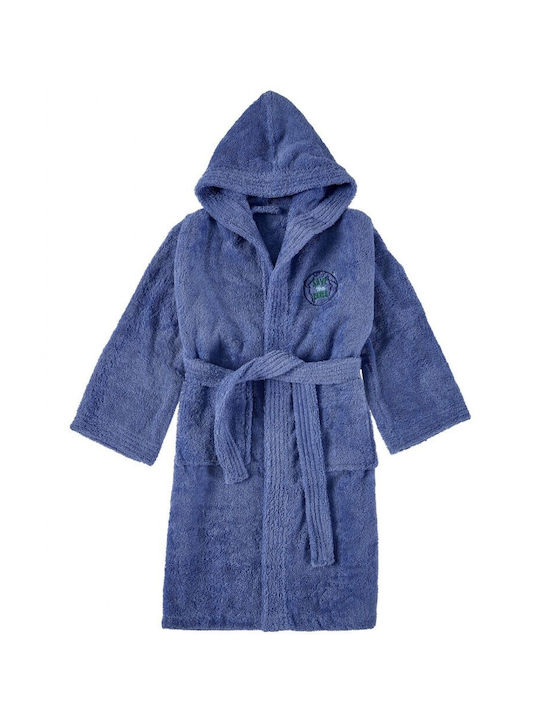 SB Home Παιδικό Μπουρνούζι Alden Blue με Κουκούλα