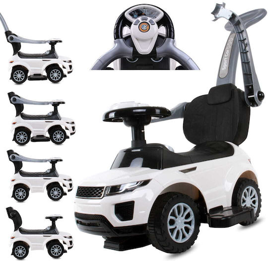 Sun Baby Baby Lauflernhilfe Ride On mit Elterngriff für 12+ Monate Weiß