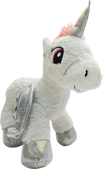 ArteLibre Plush Unicorn White-Silver 45 cm