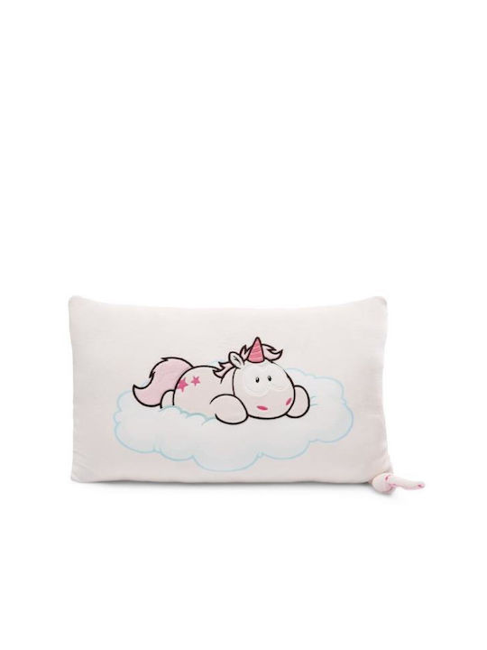 Nici Kids Throw Pillow 43x25cm White