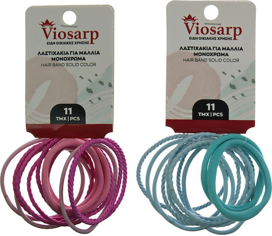Elastic de păr culoare solidă 11 bucăți Viosarp 5206753044994