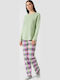 Minerva Set Pijamale pentru Femei Mint Dusty