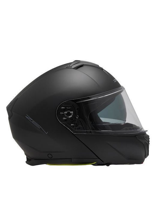 Zen ZN-918 Titanium/Grey Cască Moto Flip-Up ECE 22.06 cu Sunvisor