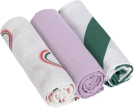 Laessig Swaddle Blanket 85x85cm 3 Bucăți Laessig Swaddle Blanket 85x85cm 3 Bucăți