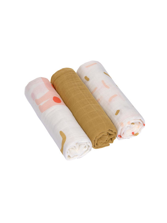 Laessig Schultertuch Burp Cloth 80x80cm 3 Stück Laessig Schultertuch Burp Cloth 80x80cm 3 Stück