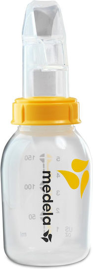 Medela Plastic Baby Bottle Anti-Colic with Silicone Nipple White