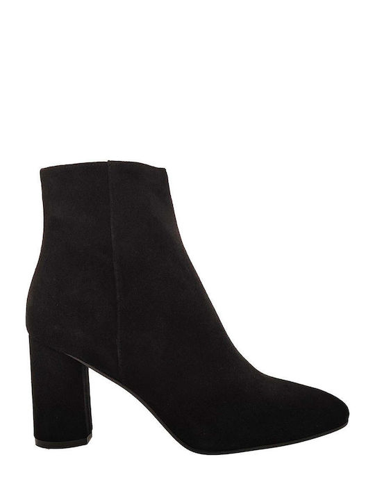 Kalogirou Suede Women's Ankle Boots Black