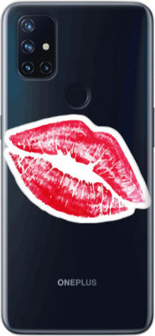 Oneplus Nord 10 Drooling Tongue Transparent Silicone TPU Case