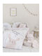 Nima Cotton Baby Quilt Lovely Bunny 100x140cm Pink