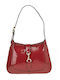 Damen-Schultertasche Bordeaux