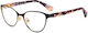 Kate Spade Παιδικός Μεταλλικός Σκελετός Γυαλιών Cat Eye Μαύρος