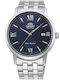 Orient Herrenuhr 41.6mm Automatisch mit Silber Metallarmband