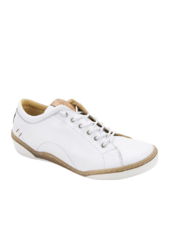 Safe Step Γυναικεία Ανατομικά Sneakers ΛΕΥΚΟ ΚΑΦΕ
