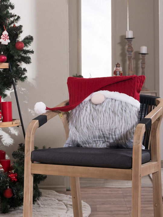 Teoran Christmas Decorative Square Pillowcase Gray 45x45cm