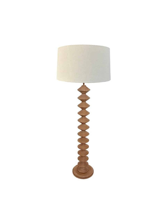 Floor Lamp H155xW24cm. Brown