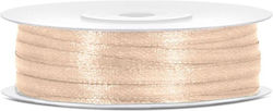 PartyDeco Satin,σατεν Band Monochrom Beige 50me...