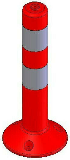 Cogex Plastic Traffic Columns W45xH45cm