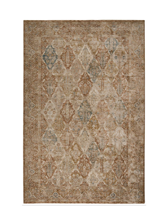 Viokarpet Vittoria 184a Teppich Rechteckig Synthetisch,Polyester/Cotton/Leather Beige