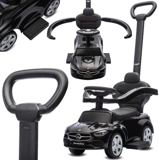 Sun Baby Mercedes C-Class Baby Push Walker with Parental Handle for 12+ Months Black