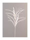 Weiße Glitzerzweig H 76cm