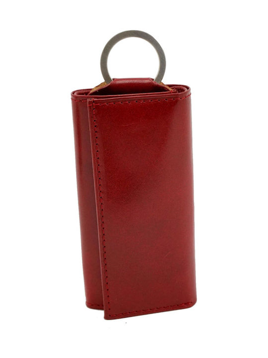 Mybag Schlüsselhalter aus Leder Rot