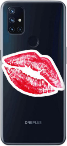 Прозрачен силиконов TPU калъф Oneplus Nord 10 Faint Kiss