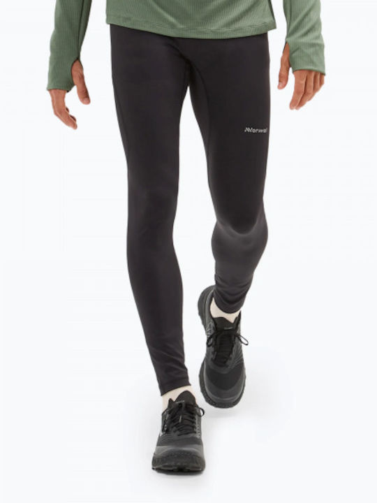 Nnormal Herren Sportleggings Kompression Kurz Schwarz