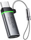 Mcdodo Конвертор USB-C мъжки към Lightning женски Черен 1бр OT-6010