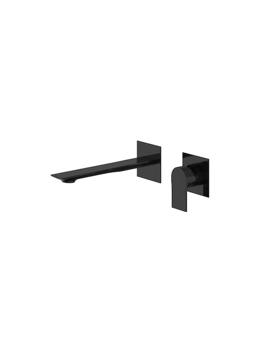 Kolossos Set Mixer & Gură Îngropată pentru Lavabo Negru