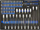 Set 102 Wrenches Screwdrivers Geko G10833b