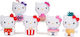 Sanrio Λούτρινο Hello Kitty Hello Kitty Treats 6τμχ 25 εκ.