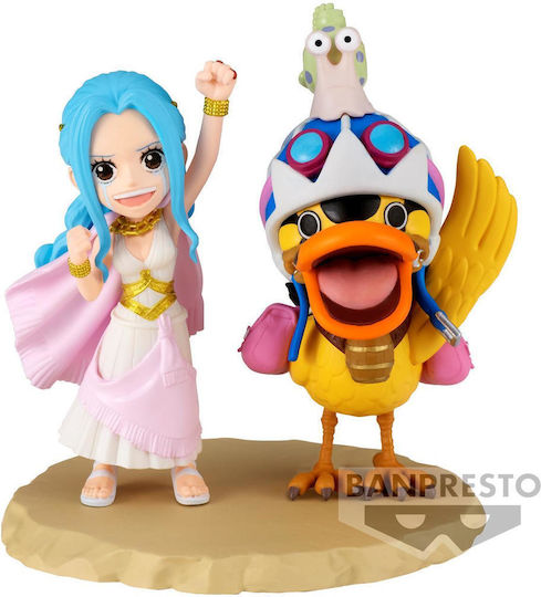 One Piece World Collectable Log Series Nefeltari Vivi & Karoo Figure 7cm 4983164895599