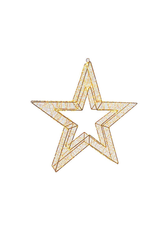 Koopman Christmas Waterproof Illuminated Plastic Star Warm White Ø38cm
