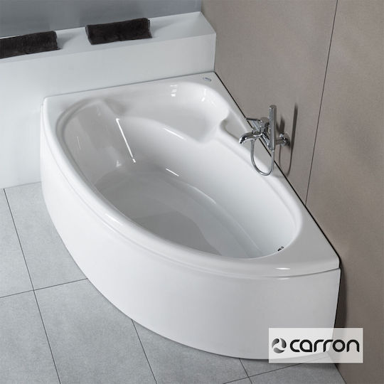 Carron Bathrooms Γωνιακή Μπανιέρα Δεξιάς Τοποθέτησης Ακρυλική 155x95cm
