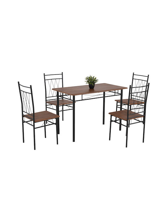 Dining Room Praiory 5pcs 110x60cm