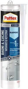 Pattex Rapido Σφραγιστική Σιλικόνη Αντιμουχλική Διάφανη