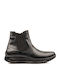 Leather Chelsea Men's Boots Black