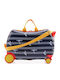 Zoolittle Kids Cabin Hard Suitcase With 4 Wheels Height 31cm