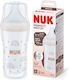 Nuk Biberon Plastic Perfect Anti-colici cu Tetină din Silicon pentru 3+ Luni Multicolor 260ml