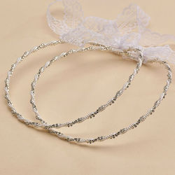 Handmade Silver Plated Wedding Crowns