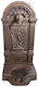 Garden Sink Cast Iron Antique Bronze 35x30.5x76 Cm Strend Pro