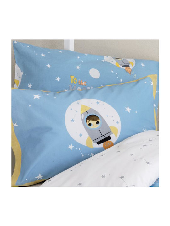 Nima To The Moon Kinder Kissenbezüge Set 52x72c...