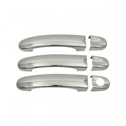 Set Chrome Ornaments Door Handles Compatible Vw Caddy 2003-2015 2015-2020 3 Handles Set Chrome Ornaments Door Handles Compatible Vw Caddy 2003-2015 2015-2020 3 Handles
