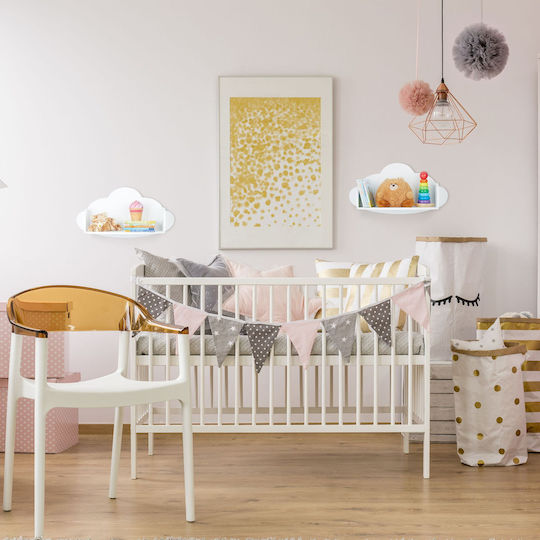 Kinder Regal Weiß 31.5x60x21εκ.