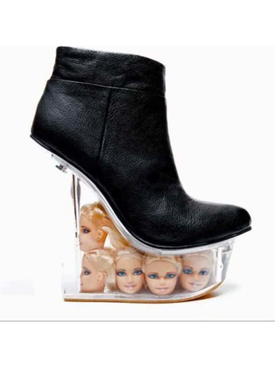 Jeffrey Campbell Icy Barbie Doll Heads Black 010100117300141 Boots Black
