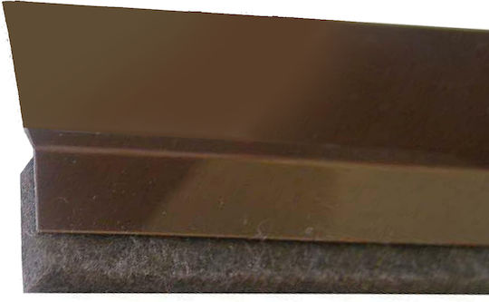 Viosarp Draft Stopper Brush Door in Brown Color