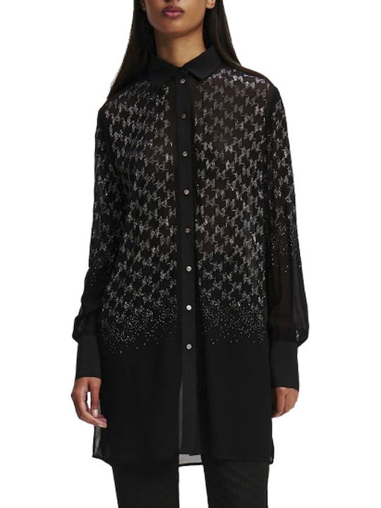 Women's Long Sleeve Shirt Black