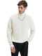 Langarm-Pullover White