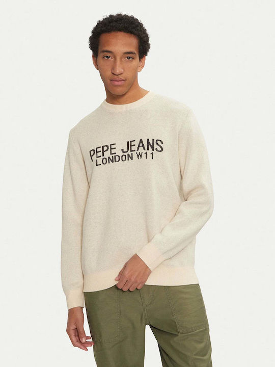 Cardin Langarm-Pullover Ecru